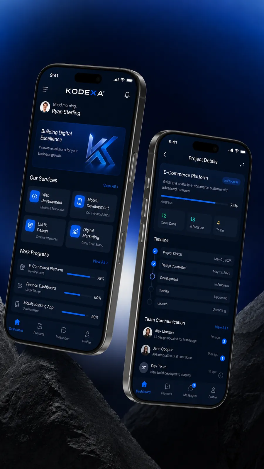 CLIENT PROJECT DASHBOARD APP